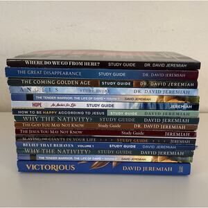 Dr David Jeremiah Paperback HB Christian Study Guide Books Lot Of 15 NEW
